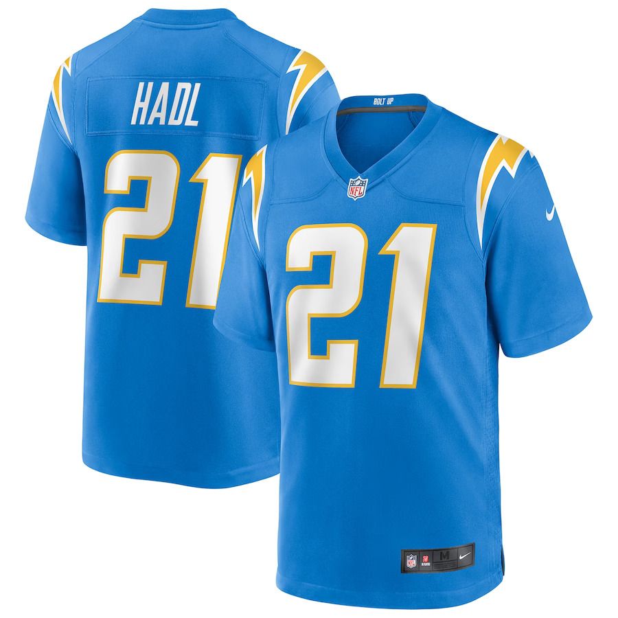 Men Los Angeles Chargers #21 John Hadl Nike Powder Blue Game Retired Player NFL Jersey